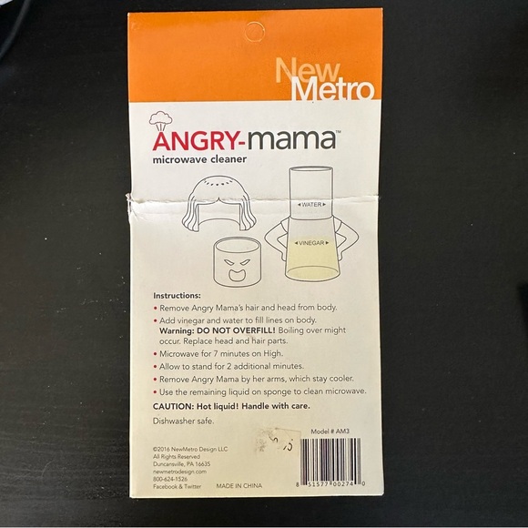 NWT Angry-Mama Microwave Cleaner - Picture 5 of 5